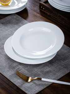 High-Temperature Resistant Pure White Ceramic Dishes