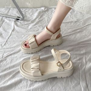 Sandal wanita wedges tali kerut korean style Be-02KR #sandal kekinian #sandalterbaru#Realpick100%