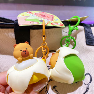 Stress Relief Cute Pink Piggy Bank Keychain Toy Student Backpack Decorative Hanging Ornament Creative Gift Silicone Material