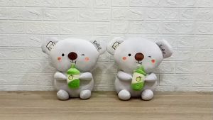 Boneka Cute Koala With Bubble Tea Ukuran L