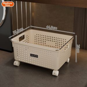 YIXUAN | Waterproof Dirty Clothes Storage Basket with Wheels