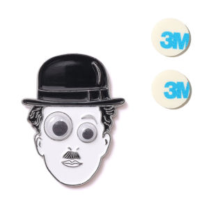 Original BUTTGooDS Modern Minimalist Artist Literary INS Magnetic Fridge Magnet Alloy Retro Nostalgic Character Pattern Home Decor