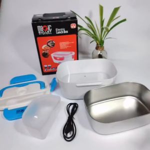 Hộp Đựng Cơm Văn Phòng Cắm Điện Ủ Cơm Hâm Nóng Thức Ăn Magic Bullet Ruột Inox Cao Cấp An Toàn Cho Sức Khỏe