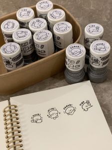 Cute Cartoon Dog Light-Sensitive Stamp puBADppy Studying Material Original Design Attendence Stamp for Students And Teachers