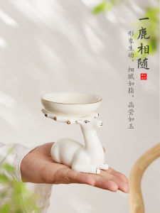 ชุดกรองชาหยก ชุดกรองใบชาแบบอเนกประสงค์พร้อมหมีตัวเล็ก ชุดกรองใบชาแบบสร้างสรรค์ อุปกรณ์ทำชาแบบอเนกประสงค์สำหรับใช้ในบ้าน