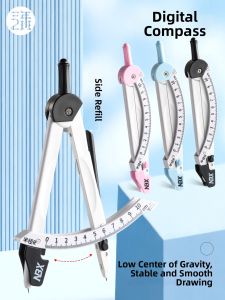 SANNIANERBAN | Foldable Digital Safe Compass Drawing Tool