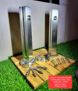 SPIGOT HOLLOW KOTAK STAINLESS STEEL 304 DOFF