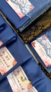 Paket Seragam Bridesmaid Lengkap Wisuda Lamaran Keluarga Kain Songket Semi Palembang Kain Tile Akar Motif Kain Satin Velvet Premium