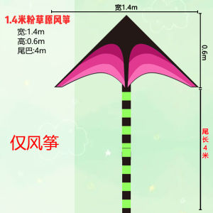 Wang Fors Long Tail Prairie Kite Easy to Fly Outdoor Stall Home Toy for Adults Children Kite Sports Fitness Fans Supplies