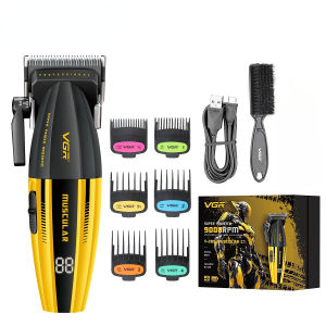 VGR | VGR Clipper Professional Hair Trimmer Electric Hair Cutting Machine 9000 RPM Hair Clipper Barber Cordless Clipper for Men V-285