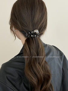 Korean Pearl Telephone Line Head Rope 2024 New Hair Ties for Bun Hairstyle High Elasticity Hair Accessories