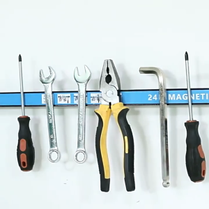 12in/24in Magnetic Tool Holder Strong Magnetic Powerful Magnet Bar Hanging Strip Organizer Storage