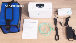 【Ready stock】Portable O2 generator Full Intelligent Home Oxygen Concentrator Generator Air Purifier Oxygen Machine