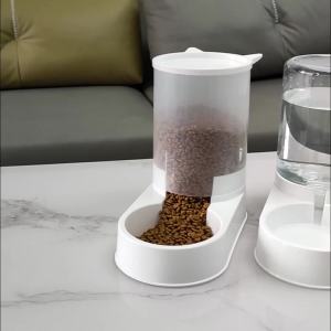 Cat and Dog Water Dispenser Cat Food Automatic Feeder Cat Bowl Dog Bowl Cat Feeding Pet Supplies Water Drinking Artifact