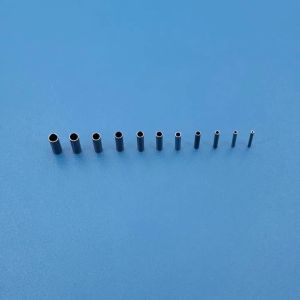 100PCS Black Single Barrel Copper Sleeves Fishing Mono and Wire Leader Line Fix Crimps Saltwater Fishing Rigging Accessories
