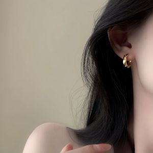 Port of Breeze 2025 New Ear Ring Design Sensation Ear Cuff No Piercing Womens Style Mosquito Coil Tray Ear Clip Fashion Jewelry