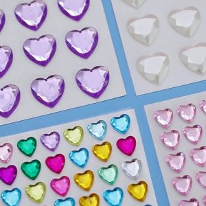 MOMO Creative Colorful Diamond Love Sticker DIY Journal Diary Scrapbooking School Office Supplies