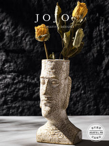 Modern Ceramic Flower Vase Decorative Home Decoration Creative Display Piece Gift Box Living Room Decor Simple Style