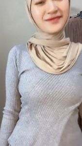 Jiso Knit V-neck Korean Style Wrap Top - Atasan Rajut Wanita Lengan Panjang
