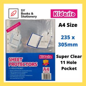 Kidario A4 Sheet Protector 0.5mm(10pcs/ pkt)