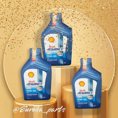 Oli shell advance ax7 800ml perbotol