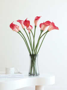 Bó Hoa Pha Lê Chất Lượng Cao Giả Hoa Pha Lê Trang Trí Phòng Khách Bàn Ăn Kiểu Châu Âu Hoa Pha Lê Màu Tím Trắng