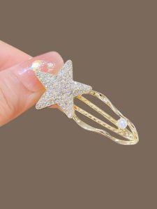 2025 New Star Duckbill Alloy Hair Clip Simple Forehead Side Part Hair Accessories Hairdressing Tools Personal Hygiene Supplies