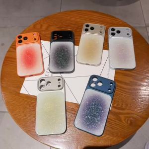Ốp Điện Thoại iPhone Lấp Lánh Gradient - Bảo Vệ Camera Chống Sốc Tương Thích Với iPhone 11 Đến 17 ProMax