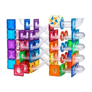 Panduo Elephant Magnetic Tile Color Window Assembly Toy Educational Building Blocks Gift for Boys And Girls Birthday Party