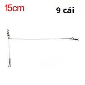 Topranc 9 Cái Bộ Đầu Nối Câu Cá Hình Chữ L Loại Chia Cân Bằng Với Kiểu Mỹ Vòng Xoay Bằng Thép Không Gỉ Dụng Cụ Hỗ Trợ Biển