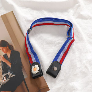 Invisible Decorative Elastic Waist Belt for Women Korean Style Adjustable No Punching Needed Versatile with Colorful Straps