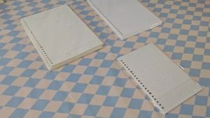 A4/A5/B5 60 Sheet Refillable Paper Lined/Blank/Dotted/Gird Refill Loose Leaf Filler Writing Supplies for Binder Journal Notebook