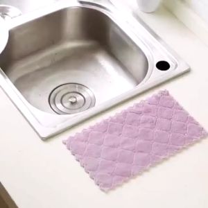 SET OF 10 - Kitchen Dishcloth Hanging Hand Towels Dish Cloth for Washing Dishes Keimav
