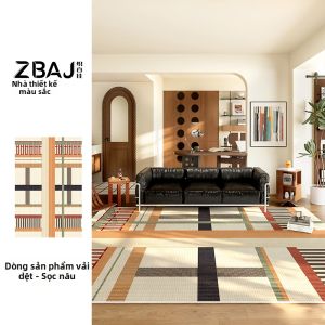 ZHIBAIJIA | Thảm Trang Trí Nhiều Màu Chống Thấm