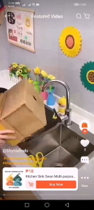 Luckylkh Kitchen Sink Swan Multi-Purpose Drain Basket for Cleaning Fruits and Vegetables Plastic strainer