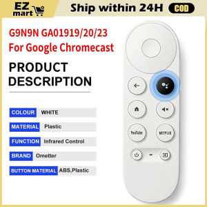 Remote & Silicone Case for Chromecast TV 2020 Voice Remote Control Shockproof Anti Slip Protective Cover Sleeve Skin