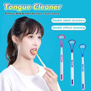 Vacaka Tongue Cleaner Oral Mouth Hygiene Dental Care Plastic Scraper
