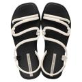Ipanema Flat Bottom Sandals Women's Beach Shoes Cross Strap Casual Slip-On Shoes Rubber Sole Youth And Middle-Aged Suitable. 