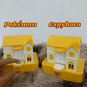 [MSIA SHIP] NOVELTY Cute Cartoons In The House Coins Piggy Bank Lights Sounds Kids Birthday Gift Girl Boy Money Savings Box Children Christmas Present Labubu Capybara Pokemon Toys Early Childhood Education Tabung Duit Syiling Kanak Budak Mainan 扑满 存钱罐