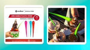 Eco-Friendly Teardrop Shape Spoon: A Sustainable Choice for Your Desserts