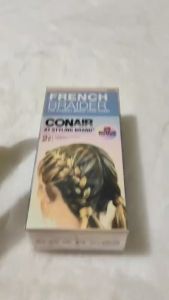 Conair French Braider with 25 Bonus Hair Bands & 1 Elastic Band - Easiest Braid Tool for Effortless Styling