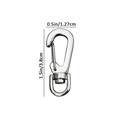 Zinc Alloy Carabiners Survival Climbing EDC Snap Hooks Keychain Buckle Clips Mini Spring Backpack Clasps For Car Keys Finder