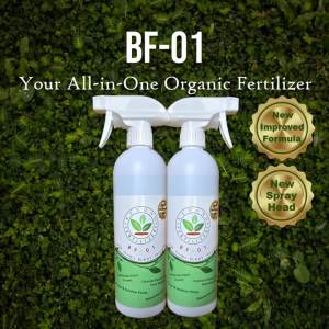 [2 Bottles] BF-01 Liquid Organic Fertilizer–All-in-one Plant / Gardening Solution (A product of Beyond Fertilizersᵀᴹ)