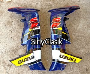Sayap Suzuki Smash 110 Lama 2002 s/d 2005 Warna Biru Plus Lis Stiker