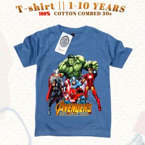 Kaos Anak Avengers infinity war Baju Spiderman hulk thor captain america Anak Laki Laki usia 1-10 tahun