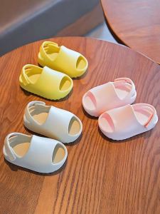 Soft Bottom Baby Sandals Boys Girls Kids Coconut Themed Summer Shoes Waterproof Toddler Footwear Comfortable All-Season Foot Cover