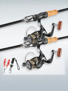 WEW | Beginner Super Hard Carbon Fiber Spinning Fishing Rod