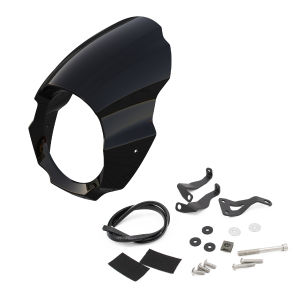 Benda Black Flag 500 Pig Nose Cover Original Headlight No Damage Direct Carriage Decorative Cover Lamp Shield Flow Guide