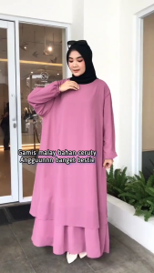 GAMIS MALAYSIA POLOS CERUTY BABYDOLL TERMURAH
