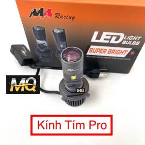 Đèn Pha Bi Cầu T1 Pro Kính Tím Chính Hãng MA Racing Lắp SH mode Vespa Lyberty Ô Tô M3MINI